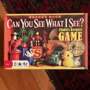 Can You See What I See? Finder’s Keepers Game By Gamewright based on book series